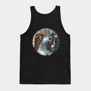 Agreeable floppy cat Tank Top